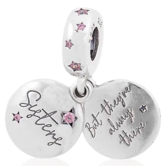 Pandora Sisters Silver Dangle