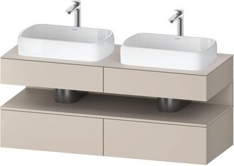 Duravit Qatego Consola Mueble Bajo Lavabo, 2 Extensiones, 2 - Duravit