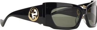 Gucci 755248_J07401012 Black Acetate Sunglasses - Black