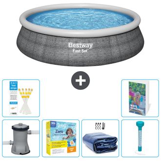 Bestway Piscina Bestway Fast Set Redonda - 457x84 Cm - 7-piezas S184
