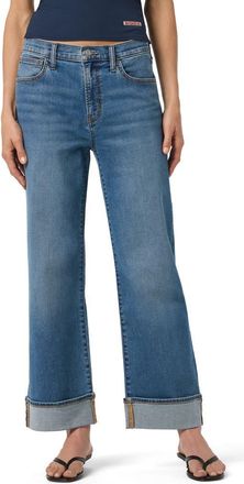 Hudson Rosalie High Waist Cuffed Wide Leg Jeans in Waipo at Nordstrom Rack, Size 27
