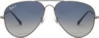 Ray-Ban RB3825 Old Aviator Polarized 004/78 Mens Sunglasses Gunmetal Size 58