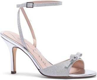Nina Vicci Ankle Strap Sandal in Silver at Nordstrom, Size 8.5