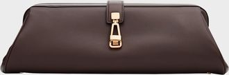 Gabriela Hearst Leather Baguette Clutch Bag