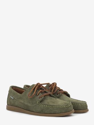 Sebago Mocassini Askook suede green military