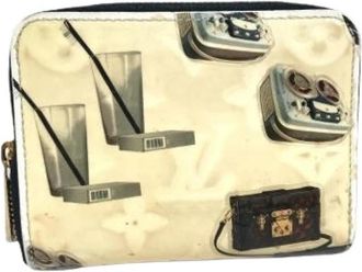Louis Vuitton Pre-owned Leather Clutch - Dames - Vintage Clutch - Beige - ONE Size - Leer - Vintage