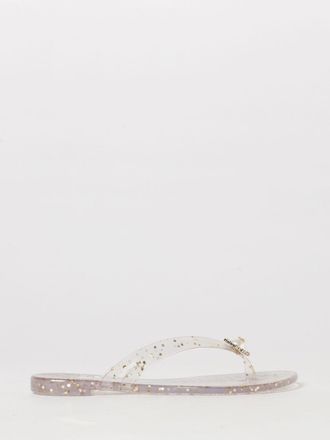 Casadei Infradito Jelly in pvc glitter con strass e perle sintetiche