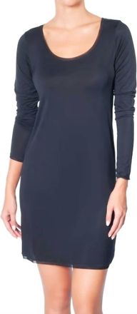 Addiction Lingerie T-Shirt Nightgown Dress In Black