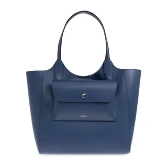 Furla Tote Bags, female, Blue, Size: ONE SIZE Lea Medium Shopper Bag