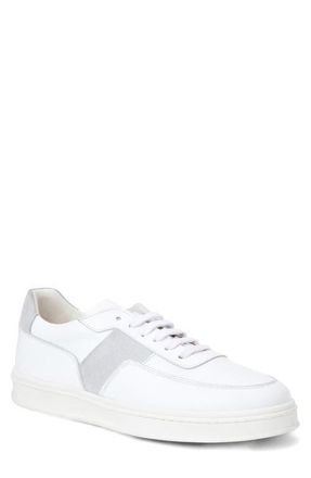 Bruno Magli Ponza Sneaker in White/Ice Suede at Nordstrom, Size 11.5