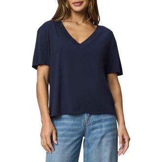 Splendid Kacey V-Neck T-Shirt in Navy at Nordstrom, Size X-Small
