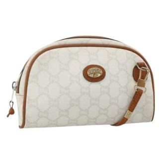 Gucci Pre-owned Cross Body Bags, female, White, Size: ONE SIZE Pre-owned Vintage Shoulder Bag