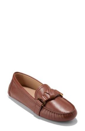 Cole Haan Emmie Bow Driver Loafer in Dark Cuoio Leather at Nordstrom Rack, Size 9