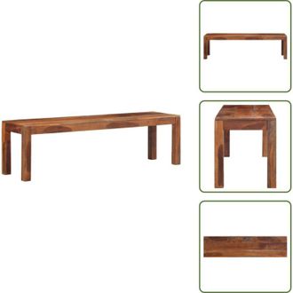 vidaXL Panca in legno massello - vidaXL Panca 160 cm in Legno Massello di Acacia - Panca esterna