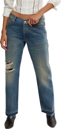Free People Up All Hours Slim Fit Jeans in Safe And Sound at Nordstrom, Size 32