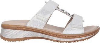 Ara Witte Slide Sandaal Collectie - Dames - Sleehakken - Wit - 38 EU - Schoenen