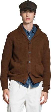 IMPURE Keanu Cardigan - Knitwear - Hombre - Marr&oacute;n - XL