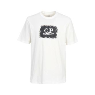 C.P. Company C.P. Company - Camiseta con etiqueta estampada - Tops - Hombre - Blanco - S