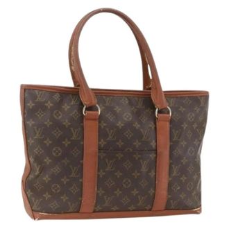 Louis Vuitton Pre-owned Tote Bags, female, Brown, Size: ONE SIZE Pre-owned Weekend PM Tote Bag
