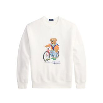 Ralph Lauren Sweatshirts, male, White, Size: L Summer Bear Sweatshirt