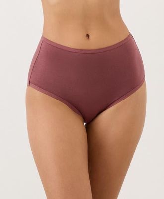 Pact Everyday High Rise Brief 5-Pack Made With Organic Cotton in Everyday Lakeside Lilies at Nordstrom, Size X-Small