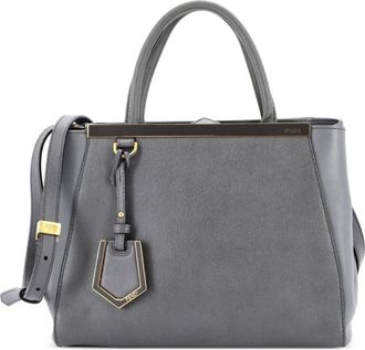 Fendi 2Jours Bag Leather Petite satchel - Grijs