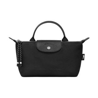 Longchamp Le Pliage Energy Pochette - Dames - Tassen - Zwart - Maat: ONE Size Leer