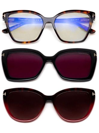 Tom Ford Eyewear Occhiali squadrati - Marrone