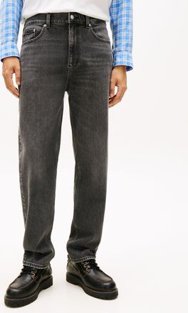 Tommy Jeans Straight-Jeans TOMMY JEANS SONNY REGULAR, Herren, Gr. 30, L&auml;nge 32, denim schwarz, Denim/Jeans, Obermaterial: 99% Baumwolle, 1% Elasthan, unifarben, r