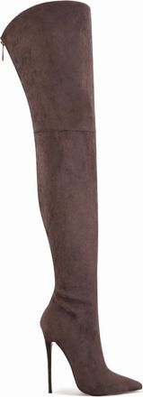 Femme The Scorpio Suede Thigh High Boot in Suede Coco at Nordstrom, Size 12