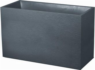 Eda Muret Jardini&egrave;re Graphit 99,5 &times; 39,5 &times; 60 Cm - 116 L - Gris Anthracite - Eda