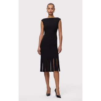H&eacute;rve L&eacute;ger The Yara Dress in Black at Nordstrom, Size 0