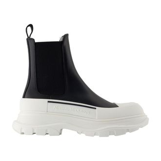 Alexander McQueen High Rubber Ankle Boots