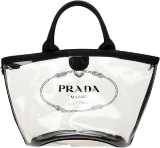 Prada Pre-owned Tote Bags, female, Black, Size: ONE SIZE Pre-owned Vintage Satchel