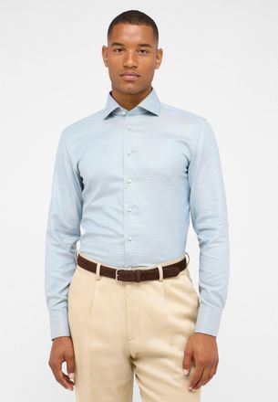 Eterna Langarmhemd ETERNA SLIM FIT, Herren, Gr. 39, Normalgr&ouml;ssen, gr&uuml;n (leave), Twill, 100% Baumwolle, schmal, Manschette, Hemden Langarmhemd, NON IRON (b&uuml;g