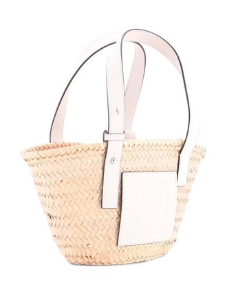 Loewe Basket Raffia Small tote bag - Toni neutri