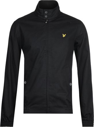 Lyle & Scott Mens Jet Black Harrington Jacket - Size X-Large