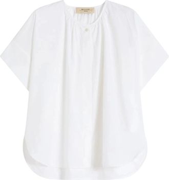 Max Mara Blouses, female, White, Size: 2XS Camicia Educata