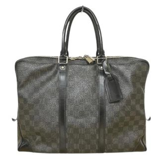 Louis Vuitton Pre-owned Handbags, male, Black, Size: ONE SIZE Pre-owned Porte-Documents Voyage Damier Graphite Briefcase