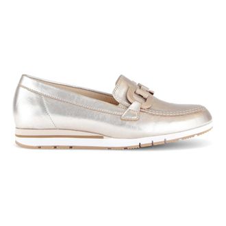 Gabor Schoenen, Dames, Beige, 40 EU, Leer, Loafers