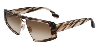 Victoria Beckham VB247S 318 Womens Sunglasses Brown Size 57