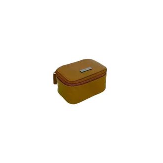 Gucci Pre-owned Portagioie Mini Leren Sieradendoos - Dames - Pre-owned - Bruin - Maat: ONE Size Leer