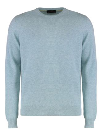 Moorer long-sleeve crew-neck sweater - Blue