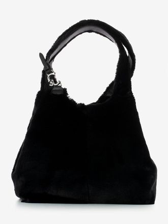 Coccinelle Borsa C-Easy L in pelliccia black