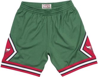 Mitchell & Ness Swingman Shorts Chicago Bulls 2008-09 - Heren - Fitness - Groen - S - Polyester - Fitness