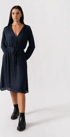 Sams&oslash;e & Sams&oslash;e Womens Samsoe & Samsoe Elva ls Womens Dress 10793 - Navy - Size: 10/8