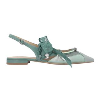 Pinko Ballerinas, female, Green, Size: 9 US Gianira 30 Sling Back
