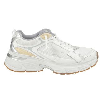 Golden Goose Sneakers, male, White, Size: 11 US White leather and mesh sneakers