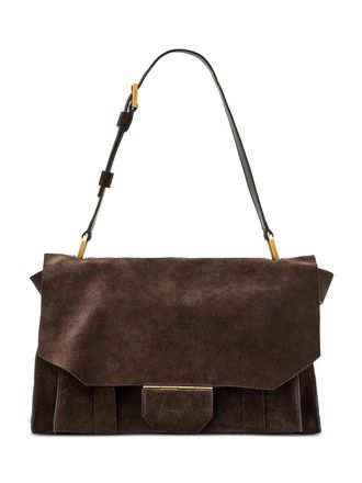 AllSaints Ursa buckle-detail shoulder bag - Brown