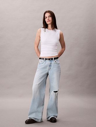 Calvin Klein Low Rise Baggy Jeans